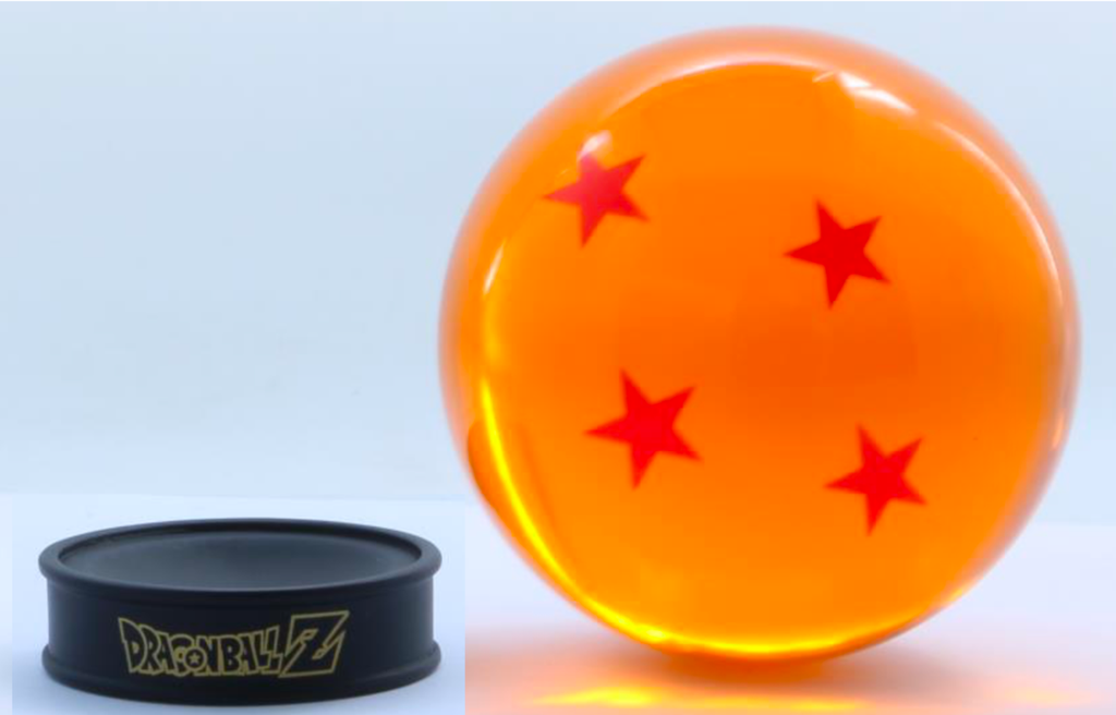 Dragon Ball viersterrenbal met standaard – 75 mm – leveranciersfoto 3