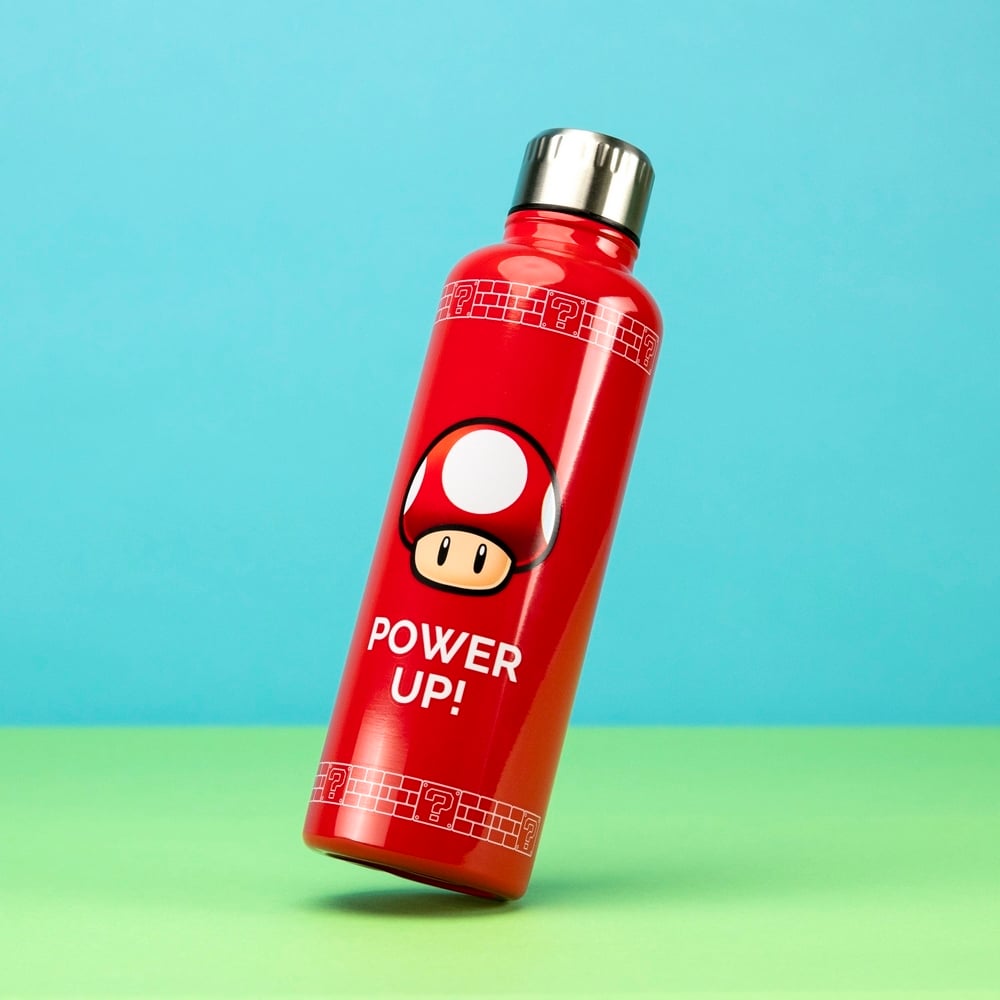 Super Mario Power Up metalen drinkfles – 500 ml – leveranciersfoto 1