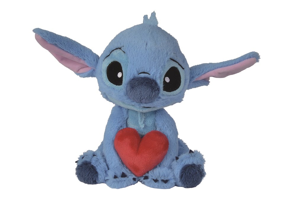 Stitch met hart knuffel – 25 cm – leveranciersfoto 1