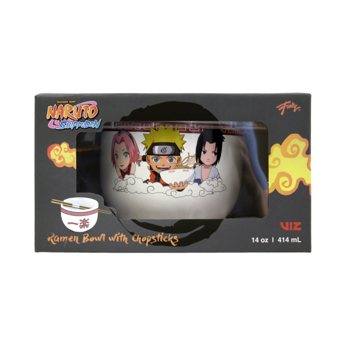 Naruto Team Seven ramenkom met eetstokjes – productfoto 3